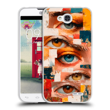 Пластиковый чехол на LG L90 с принтом Модный принт