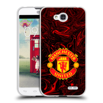 Пластиковый чехол на LG L90 с принтом Manchester United
