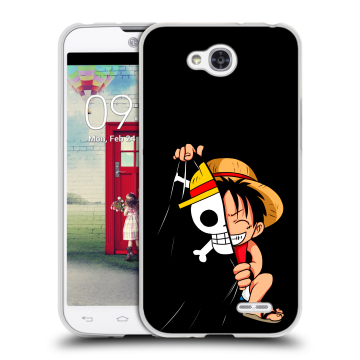 Пластиковый чехол на LG L90 с принтом One Piece Ван Пис