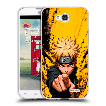 Пластиковый чехол на LG L90 с принтом Naruto Наруто