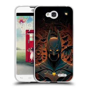 Пластиковый чехол на LG L90 с принтом Batman Бэтмен
