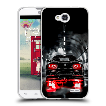 Пластиковый чехол на LG L90 с принтом BMW БМВ