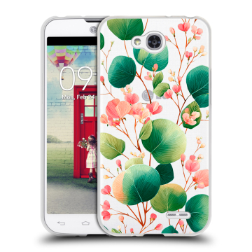 Пластиковый чехол на LG L90 с принтом женский