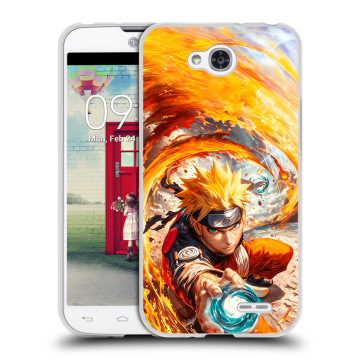 Пластиковый чехол на LG L90 с принтом Аниме Наруто Naruto