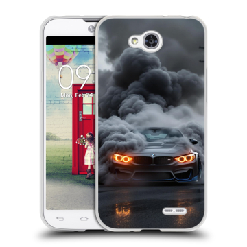Пластиковый чехол на LG L90 с принтом BMW БМВ