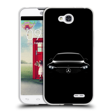 Пластиковый чехол на LG L90 с принтом Mercedes Мерседес