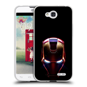 Пластиковый чехол на LG L90 с принтом IronMan Железный человек