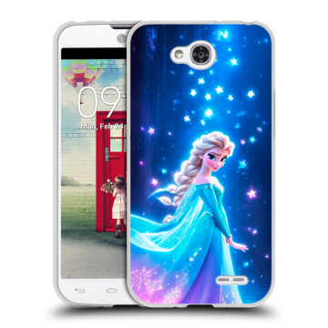 Пластиковый чехол на LG L90 с принтом Холодное сердце Frozen