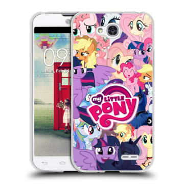 Пластиковый чехол на LG L90 с принтом My little pony Дружба чудо