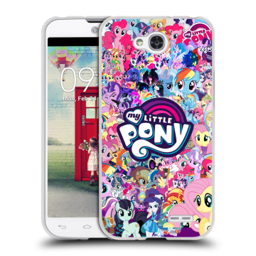 Пластиковый чехол на LG L90 с принтом My little pony Дружба чудо
