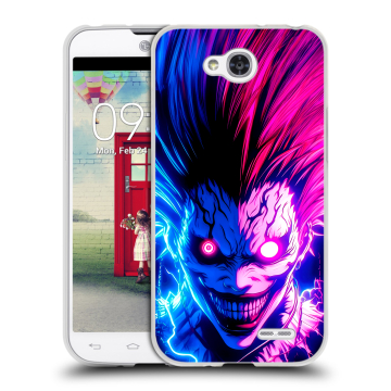 Пластиковый чехол на LG L90 с принтом Death note Тетрадь смерти