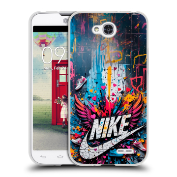 Пластиковый чехол на LG L90 с принтом Nike Найк Пластиковый чехол на LG L90 с принтом Nike Найк