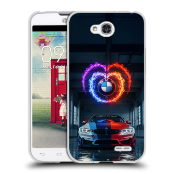 Пластиковый чехол на LG L90 с принтом BMW БМВ