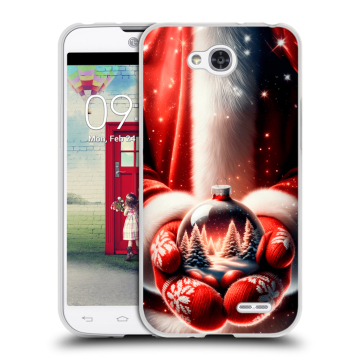 Пластиковый чехол на LG L90 с принтом Новый год
