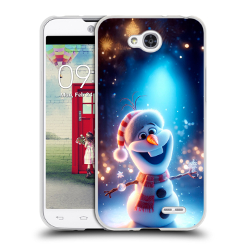 Пластиковый чехол на LG L90 с принтом Новый год