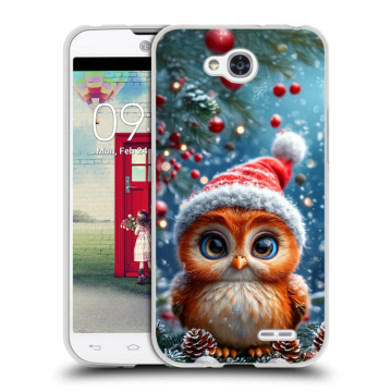 Пластиковый чехол на LG L90 с принтом Новый год Пластиковый чехол на LG L90 с принтом Новый год