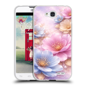 Пластиковый чехол на LG L90 с принтом женский