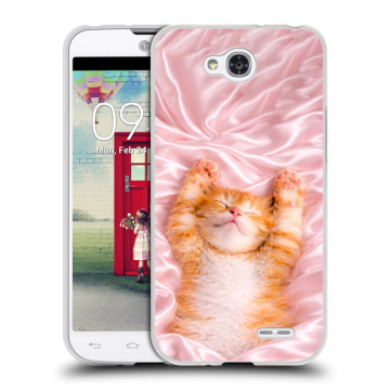 Пластиковый чехол на LG L90 с принтом женский