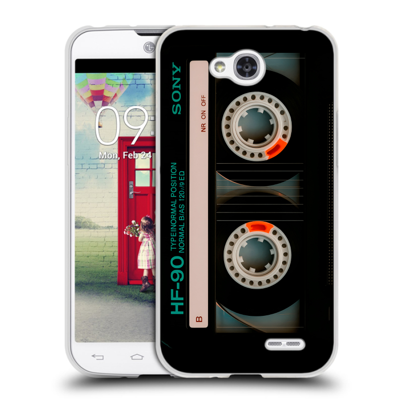 Пластиковый чехол на LG L90 с принтом Кассета Пластиковый чехол на LG L90 с принтом Кассета
