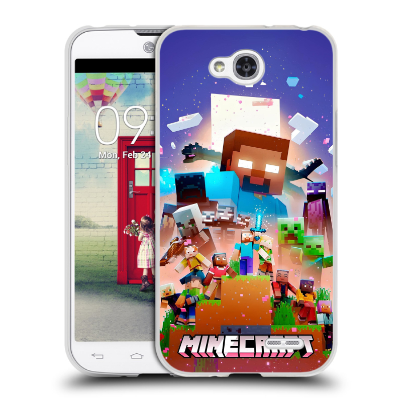 Пластиковый чехол на LG L90 с принтом Майнкрафт Minecraft Пластиковый чехол на LG L90 с принтом Майнкрафт Minecraft