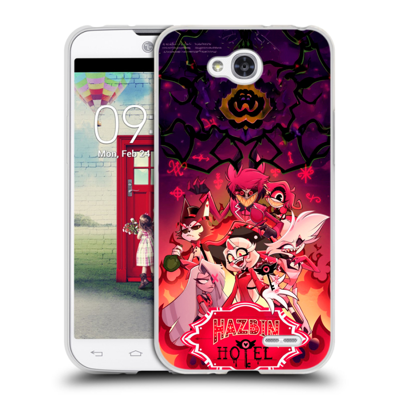 Пластиковый чехол на LG L90 с принтом Hazbin Hotel Отель Хазбин Пластиковый чехол на LG L90 с принтом Hazbin Hotel Отель Хазбин