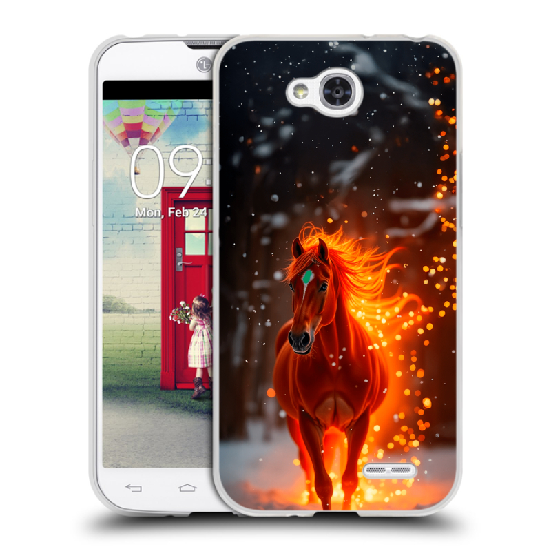 Пластиковый чехол на LG L90 с принтом Новый год Пластиковый чехол на LG L90 с принтом Новый год