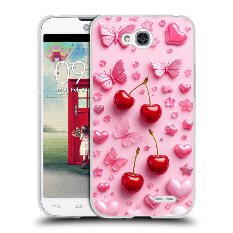 Пластиковый чехол на LG L90 с принтом для девочек Пластиковый чехол на LG L90 с принтом для девочек