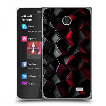 Силиконовый чехол на Nokia X с принтом Абстракция Силиконовый чехол на Nokia X с принтом Абстракция