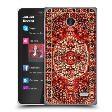 Силиконовый чехол на Nokia X с принтом Ковер