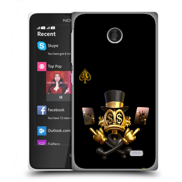 Силиконовый чехол на Nokia X с принтом Золотой скрудж макдак