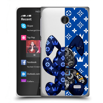 Силиконовый чехол на Nokia X с принтом Луи робот Силиконовый чехол на Nokia X с принтом Луи робот
