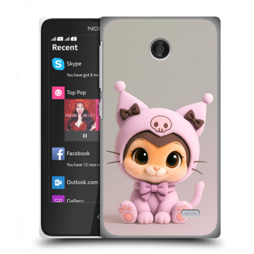 Силиконовый чехол на Nokia X с принтом Куроми Kuromi Силиконовый чехол на Nokia X с принтом Куроми Kuromi
