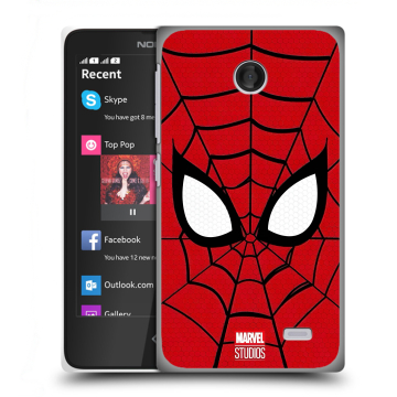 Силиконовый чехол на Nokia X с принтом человек паук spiderman