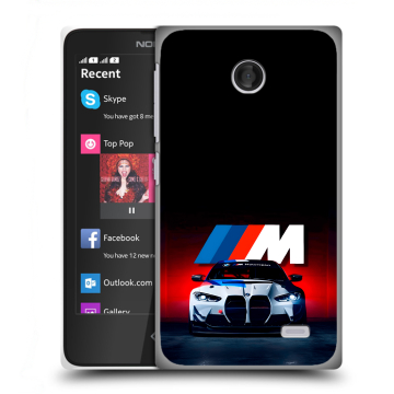 Силиконовый чехол на Nokia X с принтом БМВ BMW