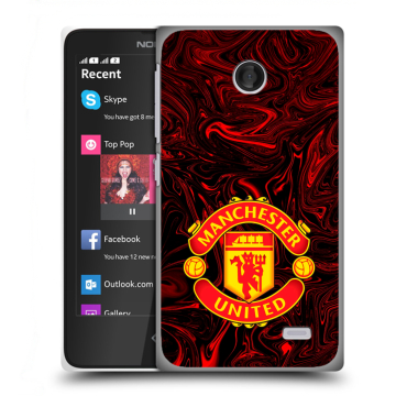 Силиконовый чехол на Nokia X с принтом Manchester United