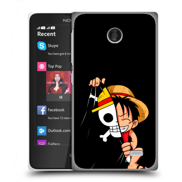 Силиконовый чехол на Nokia X с принтом One Piece Ван Пис