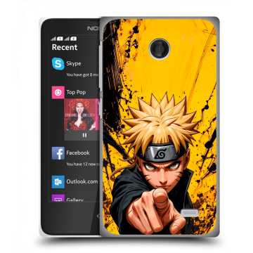 Силиконовый чехол на Nokia X с принтом Naruto Наруто Силиконовый чехол на Nokia X с принтом Naruto Наруто