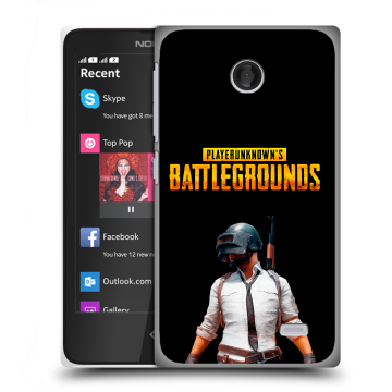 Силиконовый чехол на Nokia X с принтом PUGB ПАГБ