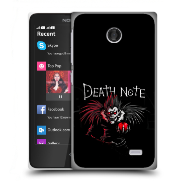 Силиконовый чехол на Nokia X с принтом Death note Тетрадь смерти Силиконовый чехол на Nokia X с принтом Death note Тетрадь смерти