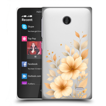 Силиконовый чехол на Nokia X с принтом для девушки