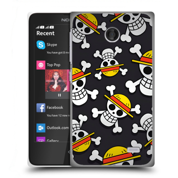 Силиконовый чехол на Nokia X с принтом One Piece Ван Пис