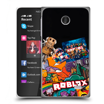 Силиконовый чехол на Nokia X с принтом Roblox Роблокс Силиконовый чехол на Nokia X с принтом Roblox Роблокс