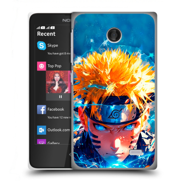 Силиконовый чехол на Nokia X с принтом Аниме Наруто Naruto Силиконовый чехол на Nokia X с принтом Аниме Наруто Naruto