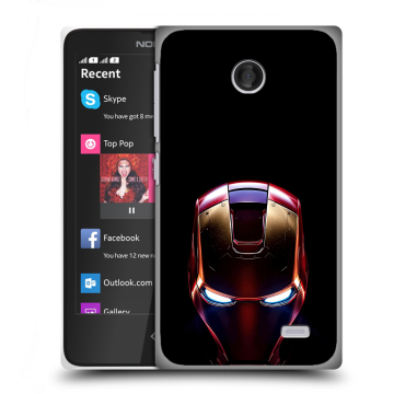 Силиконовый чехол на Nokia X с принтом IronMan Железный человек