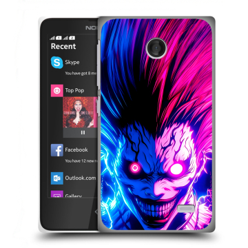 Силиконовый чехол на Nokia X с принтом Death note Тетрадь смерти