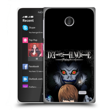 Силиконовый чехол на Nokia X с принтом Death note Тетрадь смерти