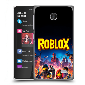 Силиконовый чехол на Nokia X с принтом Roblox Роблокс Силиконовый чехол на Nokia X с принтом Roblox Роблокс