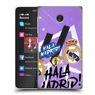 Силиконовый чехол на Nokia X с принтом Real Madrid Реал Мадрид Силиконовый чехол на Nokia X с принтом Real Madrid Реал Мадрид