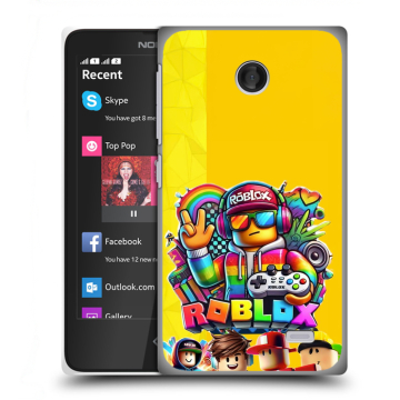 Силиконовый чехол на Nokia X с принтом Roblox Роблокс Силиконовый чехол на Nokia X с принтом Roblox Роблокс