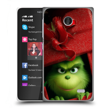 Силиконовый чехол на Nokia X с принтом Новый год